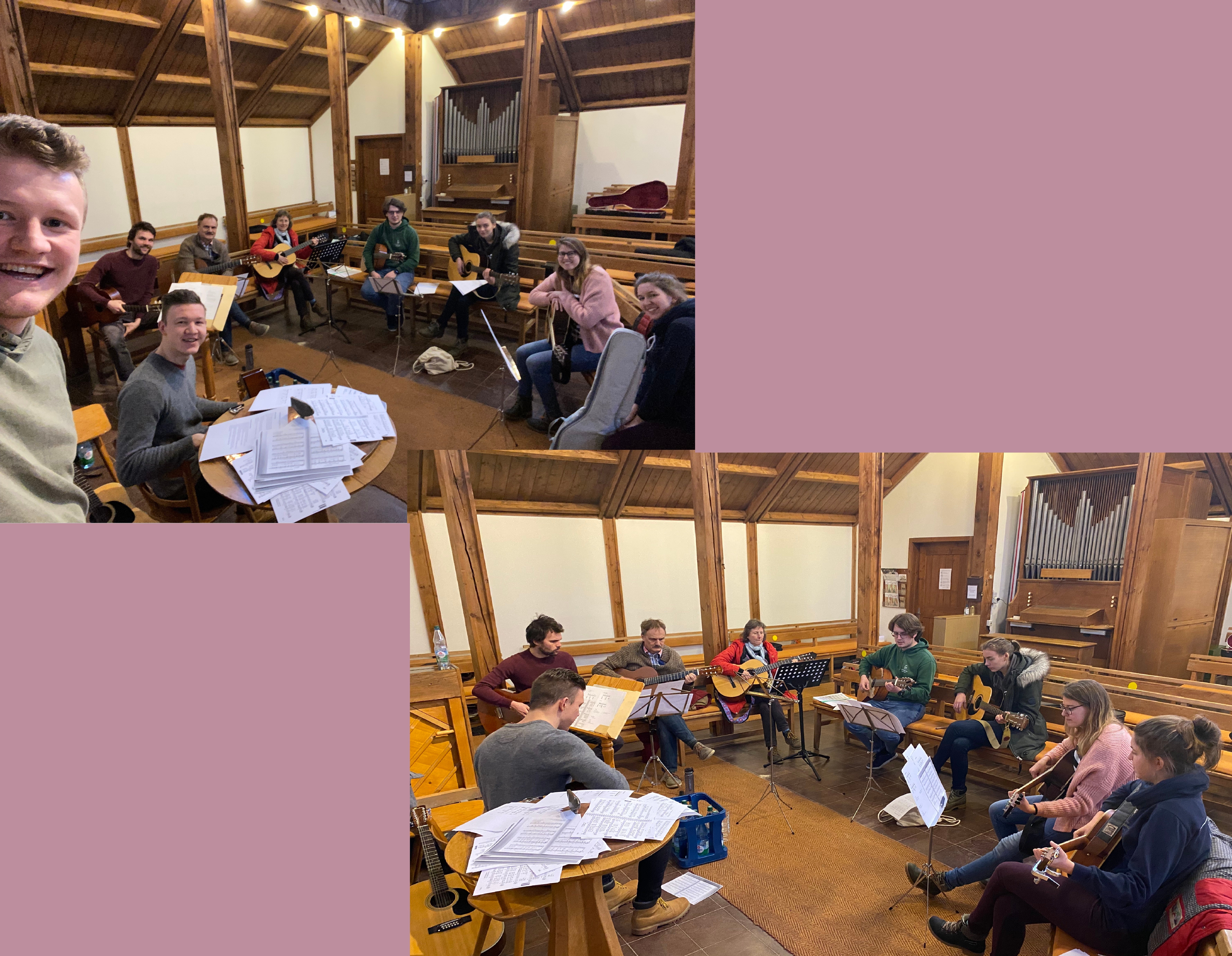 Bilder des Gitarrenworkshops